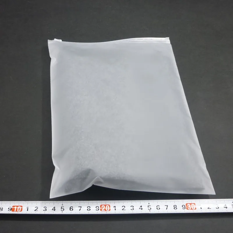 100x Frosted seal plastic bags for clothing underwear toys cosmetic retail packaging zip lock bag custom print 220704