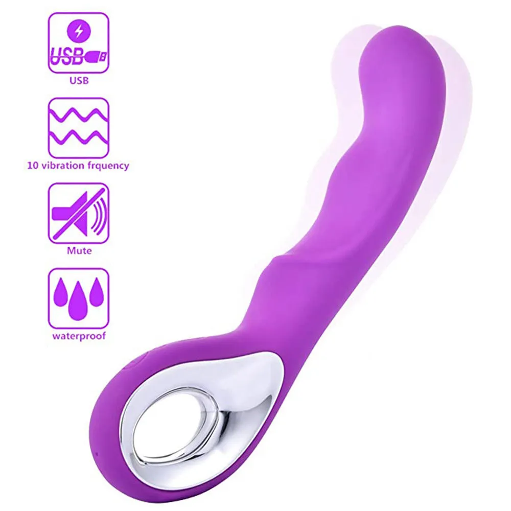 Orgazm çubuk vibratör kadınlar için 10 hız titreşen seksi oyuncaklar klitoris masaj yapay penis vajina g-spot stimülasyon dişi mastürbator