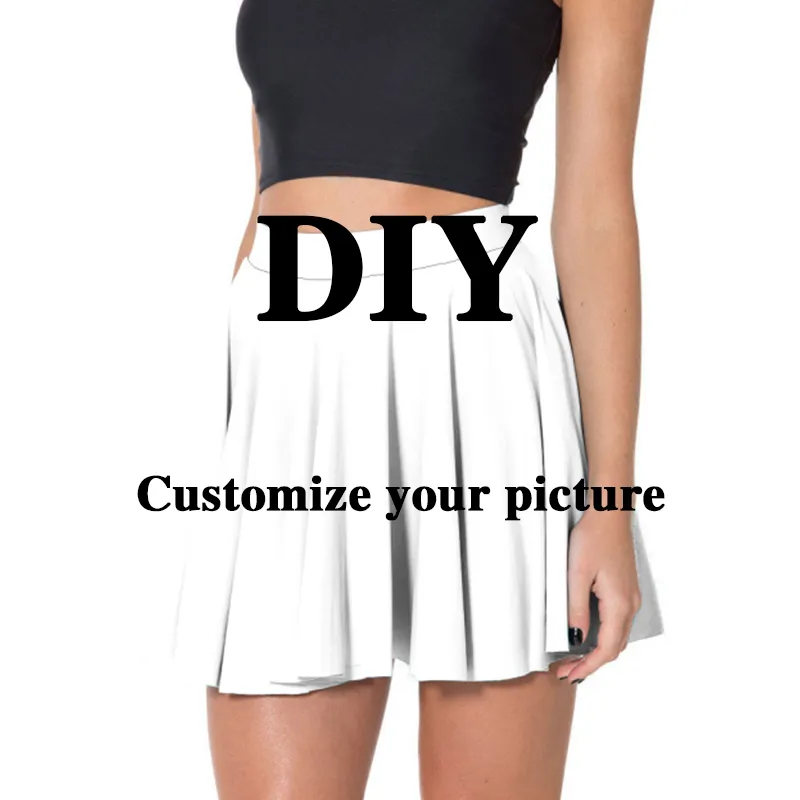 nadanbao diyカスタマイズ傘スカートあなた自身の写真女性サマーボトム3Dデジタル印刷スカートカジュアル服2206​​16