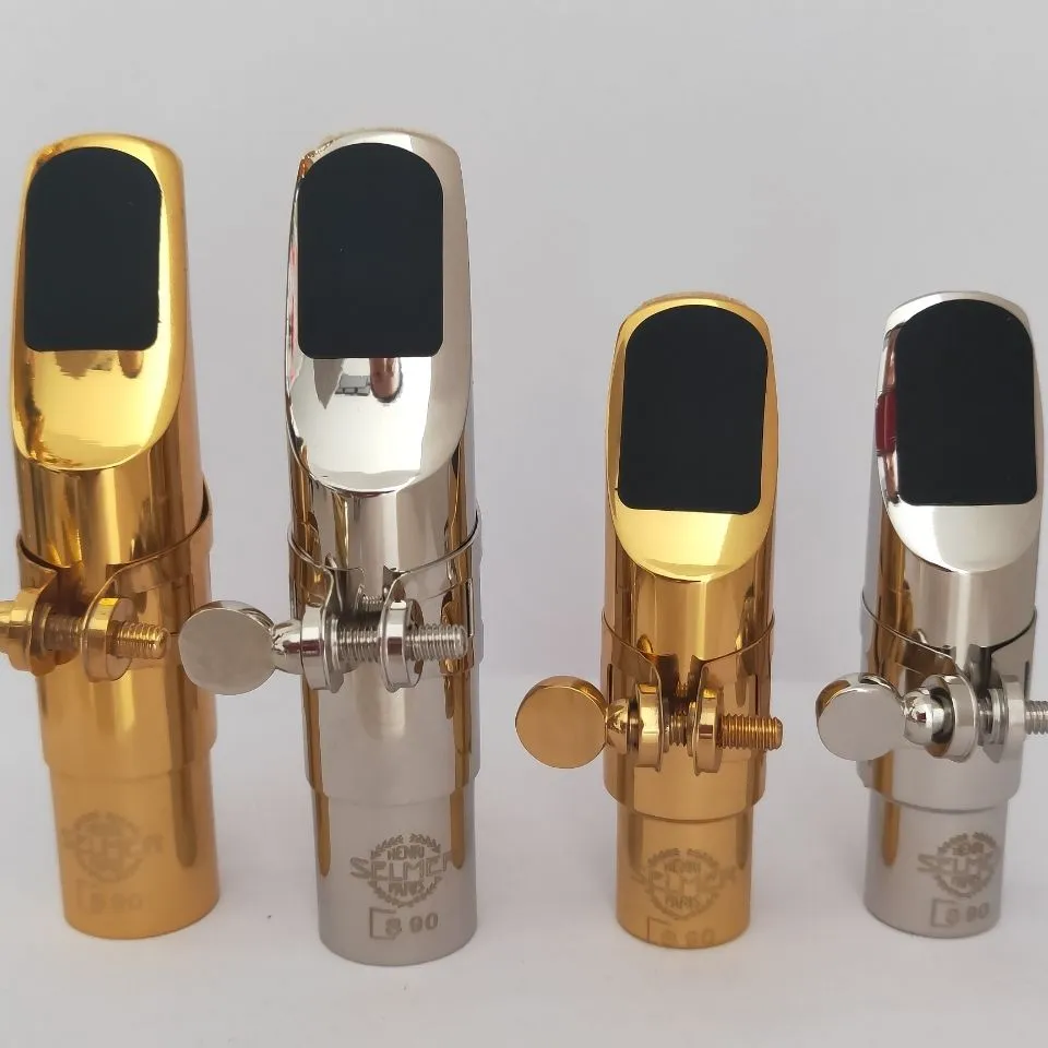 Modello di marchio francese S90 Drop e Tune Tune Ato Saxophone Metal Drop Drop B tenore sassofono Soprano Accessori bocchetto sassofono 2624204