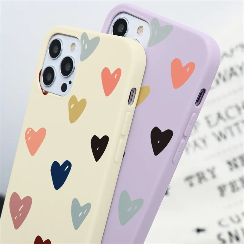 Soft TPU Cases For Xiaomi Mi 11 Lite Ultra 11i 8 A2 CC9e Poco M3 Redmi Note 10S 9A 9 10 K40 Pro Max 9T Cover Love Bear Funda Bags