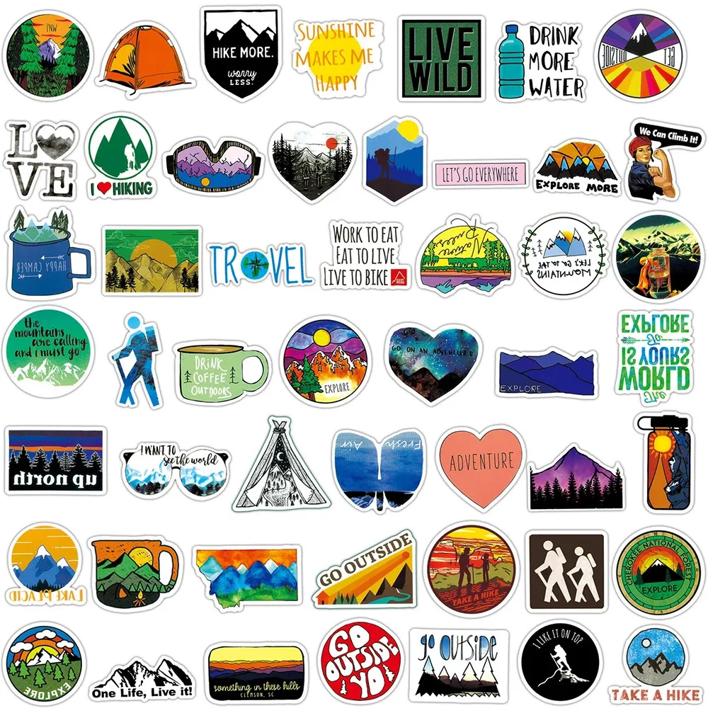 Водонепроницаемые Outdoor Explore Arting Hounts Trupting Sticker