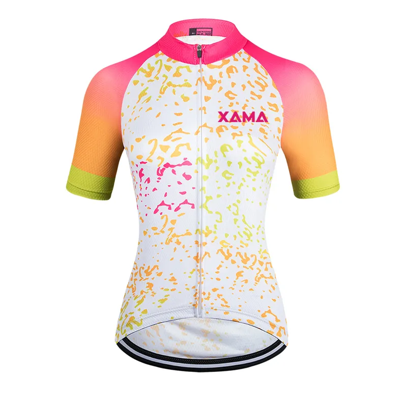 Xama Pro Womens Slave Short Slave Jersey Roupas de bicicleta Ropa Ciclismo Road Bicycling Camisa de uniforme rápido de uniforme