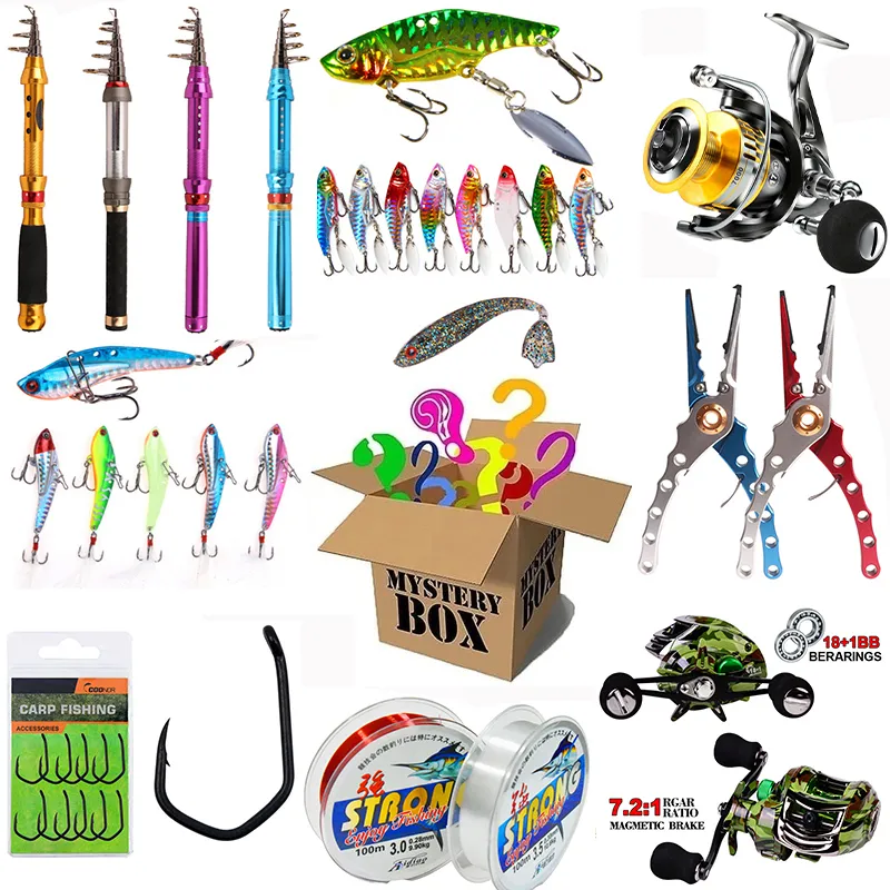 Most Lucky Mystery Lure Lure100% Winning High Quality Surprise Gift Blind Box Random Fishing Set 220531