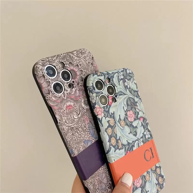 Fashion G Phone Cases Designer iPhone Hülle 13 Pro Max Accessoire Letter Flower Design für iPhone 11 12Promax XR XS 7 8 P Plus Telefone Cover