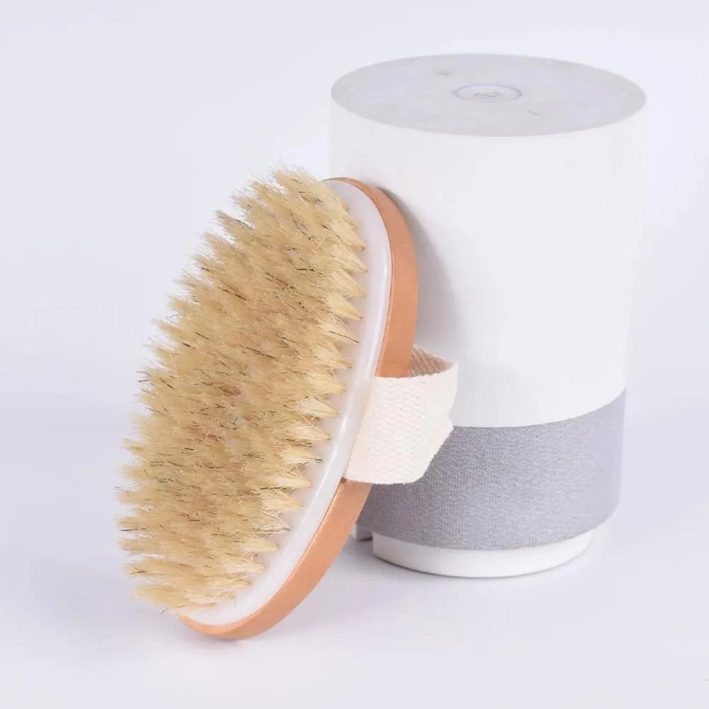 Cleaning Brushes Bath Brush Dry Skin Body Soft Natural Bristle SPA The Wooden Shower Without Handle Fast Delivery