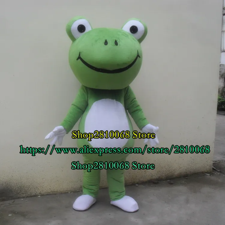 Costume de poupée de mascotte de haute qualité 7 types de costume de mascotte de grenouille Cartoon Anime Movie Props Jeu de rôle Fête d'anniversaire Fête de mascarade 980