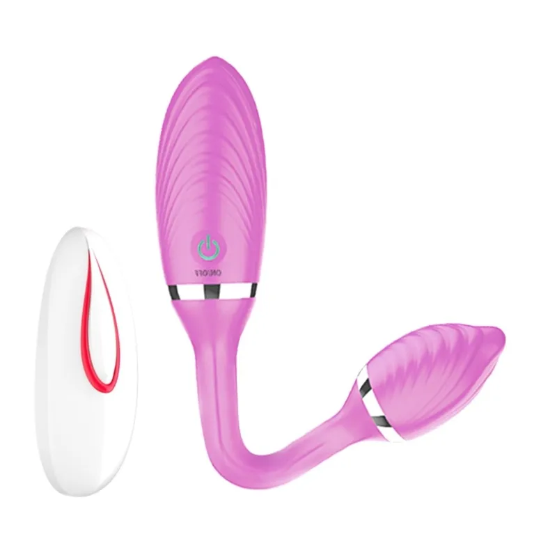 20 Frequency Dual Vibrator Massager USB Rechargeable Stimulator Adult Wireless Remote Control sexy Toy for Women Couples U1JD