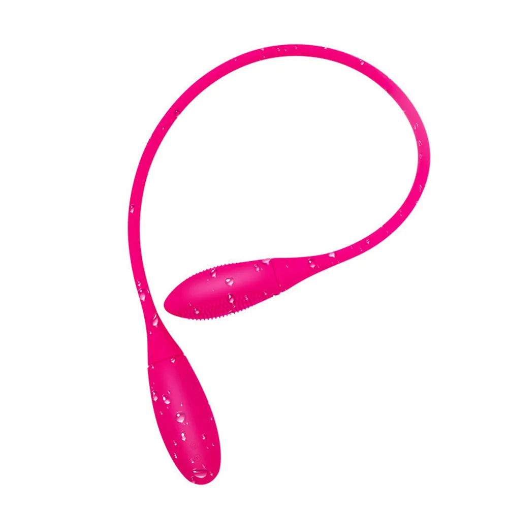 FBHSECL Produkty dla dorosłych Podwójnie zakończone seksowne zabawki dla kobiet wtyczka tyłka 7 prędkość podwójna głowa wibrator stymulator erotyczny