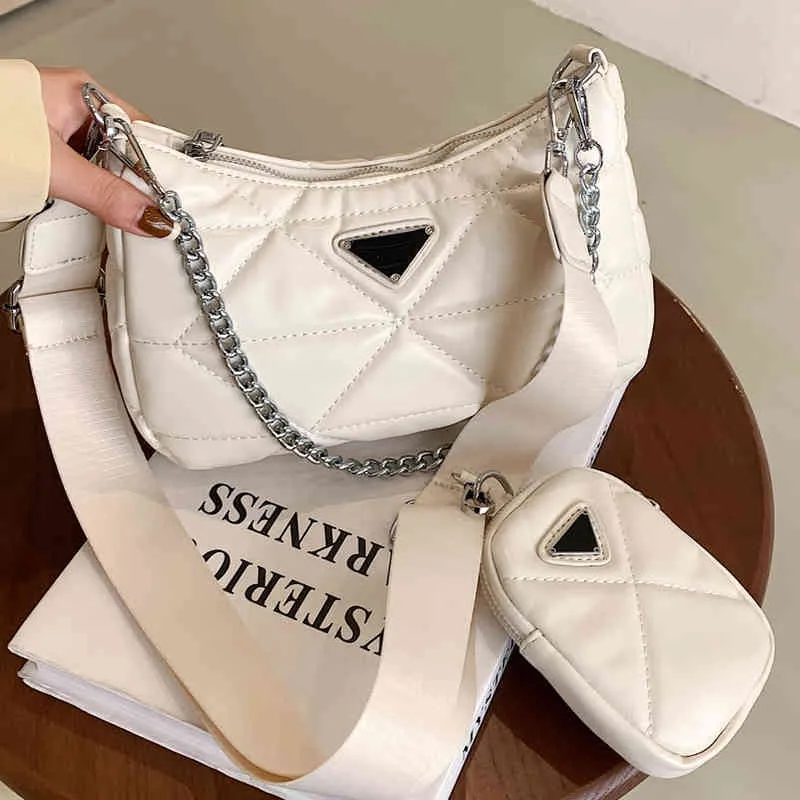 Designer kvinnors handväska erbjuder skåp till 80% rabatt på armhålan hobo tre i en enda axelväska chaofa stick rombisk gitter mor väska