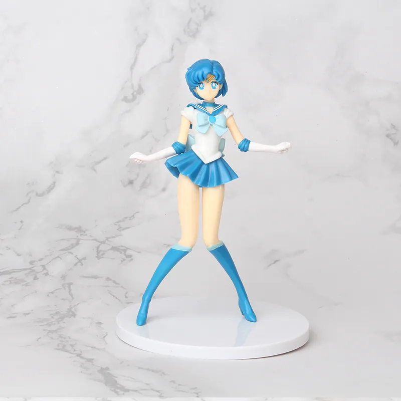 セーラーガールアクションフィギュアモデルおもちゃツキノウサギタキシードマスクアニメコレクション装​​飾装飾漫画人形ギフト2207025999733