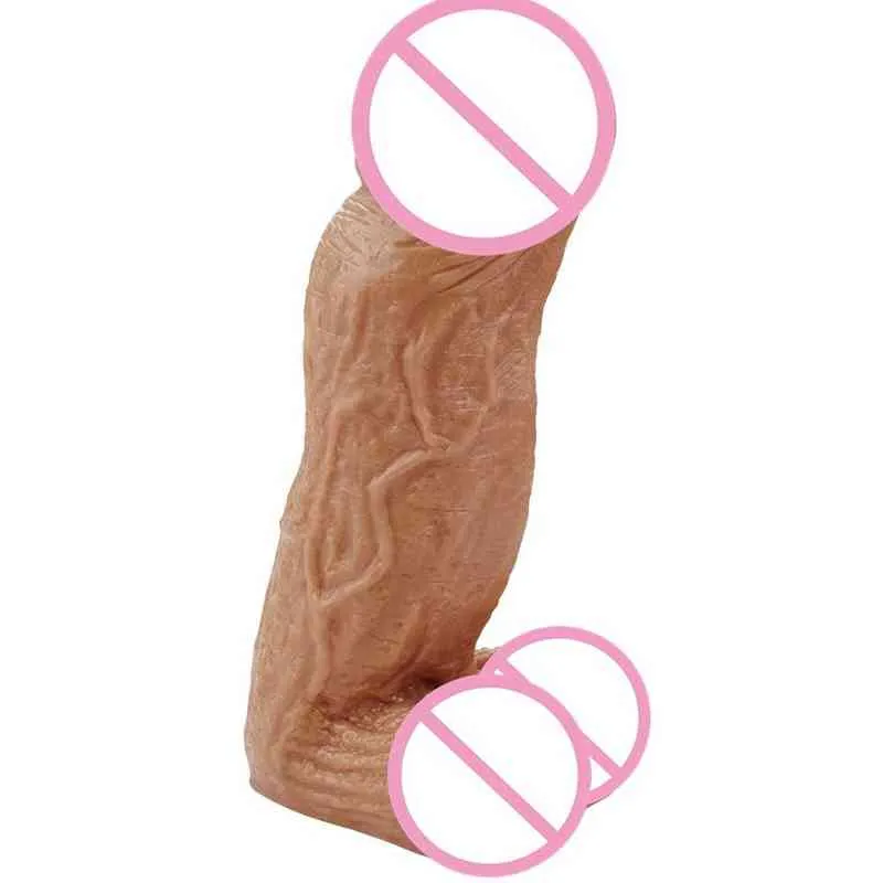 Nxy Dildos Super большой арахисовой пенис имитация кристалл фрукты и овощная мастурбация устройства человеческих родителей густые вестибулярные 0316