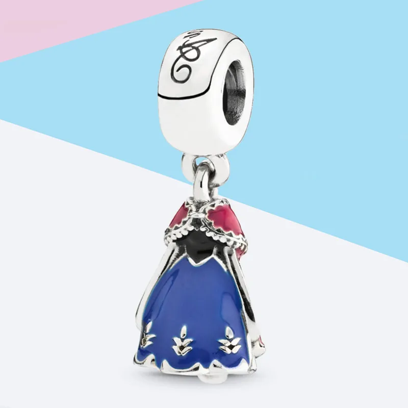Nuovi perle di lusso in argento sterling in argento perle sciolte in perline Designer Flower Skirt Style Braccialetti Originale Fit Pandora Charms Fashi