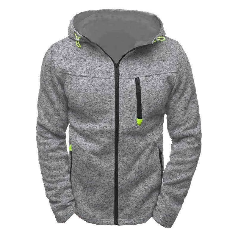 Lente Mannen Hooded Jassen Casual Rits Sweatshirts Jassen Mannelijke Treiningspak Fashion Street Style Vest Heen Bovenkleding My038 L220730