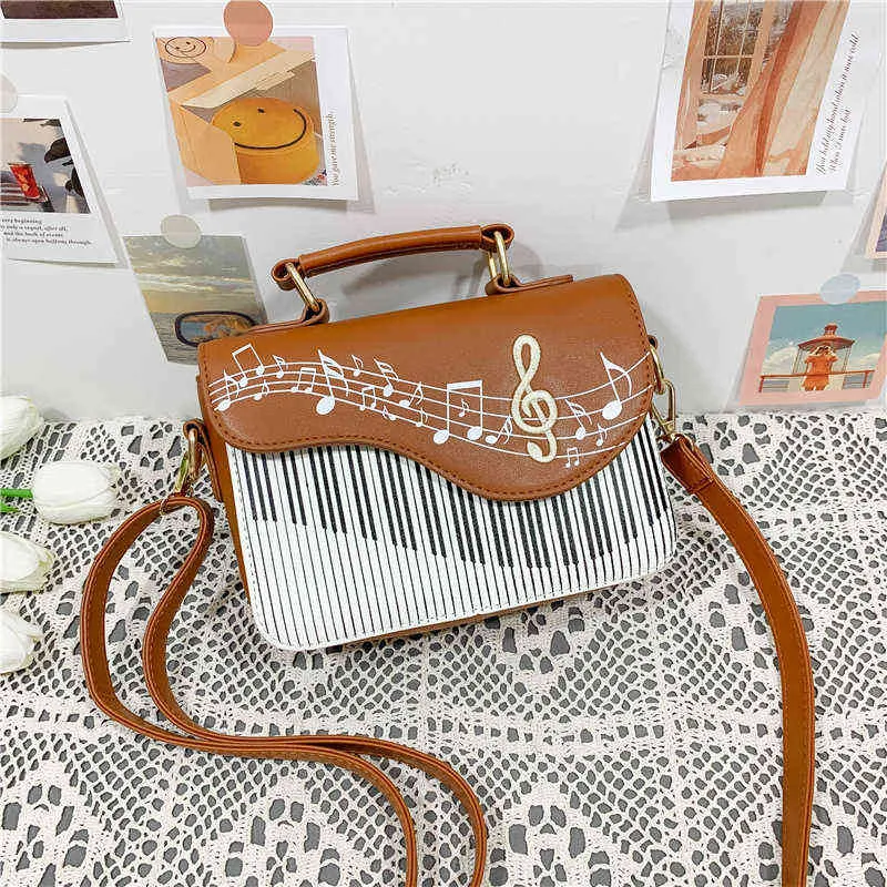 HBP Crossbody Bag Novel Accordeon Pattern Pu Leather S For Women 2022 Stylish Phonogram Shoulder Hand Ladies Purses and Handbag 220727