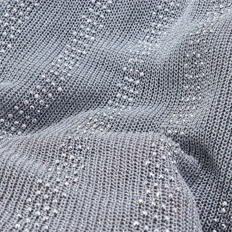 korean Bling Lurex diamond Summer knit Tank Top for Women Cami Sleeveless Knit vest White Black Women's loose Camisole tops 220325