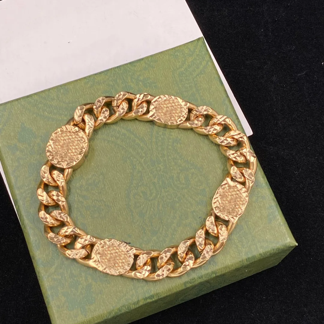 Ny designer halsbandskedja choker för unisex bokstavarmband guldkedja leverans av hög kvalitet charm halsband3192