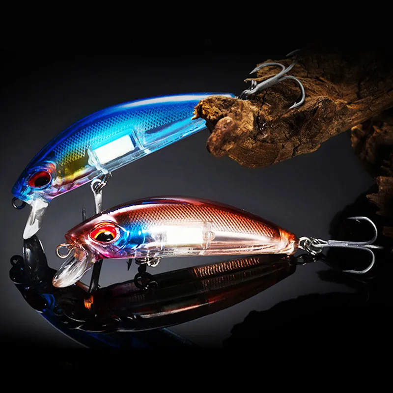 3D Eyes Luminous Minnow Fishing Lures 7cm 115g Jig Sinking Wobblers Hard Bait人工クランクベイト釣りペスカ220726