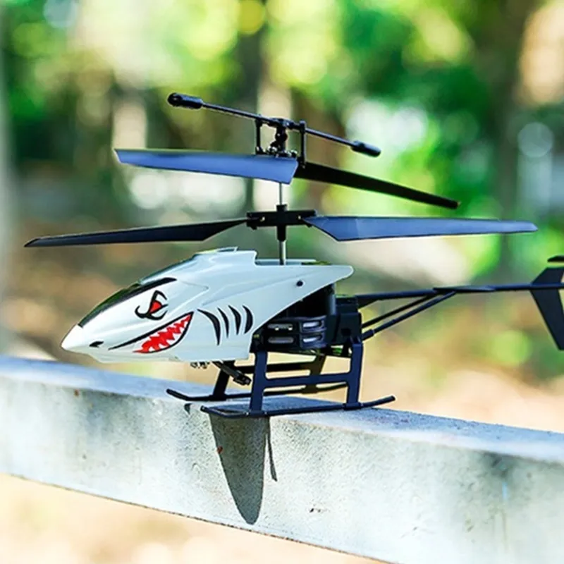 Modello di drone telecomando elicottero elicottero elicottero RC a 2 canali con luce 220321