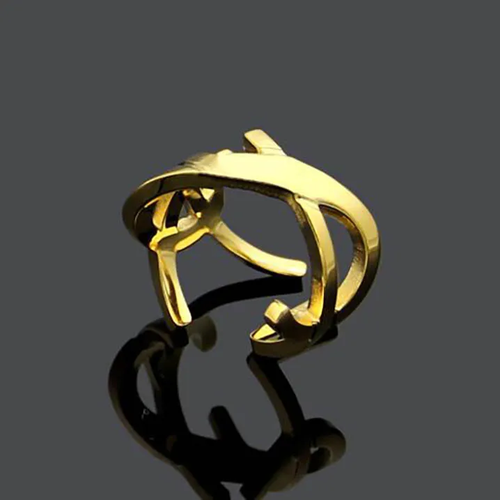 Brazalete con dije de anillo de diseñador de oro a la moda para hombre, mujer, fiesta, amantes de la boda, regalo, joyería de compromiso para novia con box210u