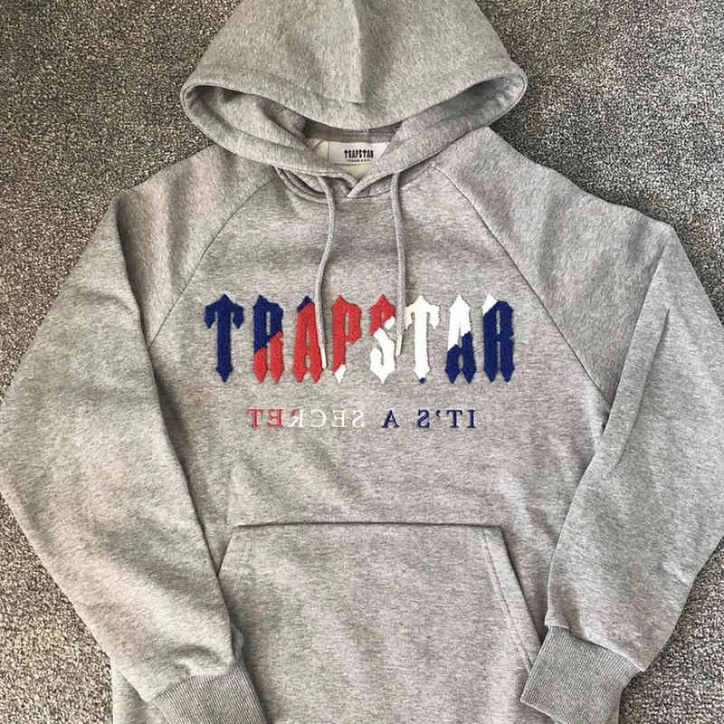 2022 Trapstar London Colors Tabrofroidery Letter Hoodie Men Gener