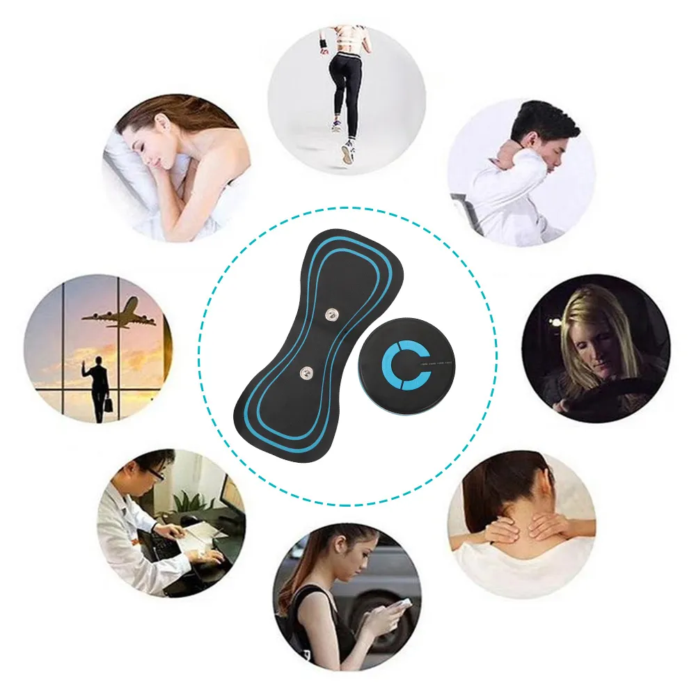 Nippelklitor Massage Penis Fysioterapi Patch Electric Shock Pad 6 Modes Vuxen Game Sexiga leksaker för kvinnliga produkter
