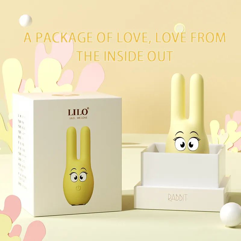 Lilo Rabbit Vibrator G-Spot Massagage Seksowne zabawki dla kobiet Smurka Zacisk Cloris Symulator Samica Masturbator Masturbator