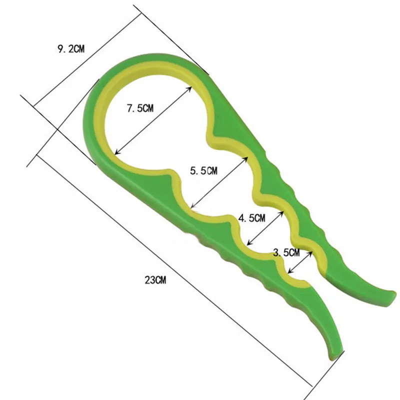 Ouvre-vis de couvercle de boîte antidérapant 4 en 1, accessoires de cuisine, ouvre-bocal multifonction, ouvre-bouteille, Gadgets de cuisine portables 8583229
