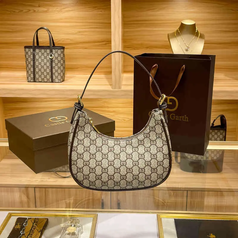 Sac pour femmes automne et hiver nouvelle fleur aisselle polyvalent une épaule bâton magique femmes main marée Handbags229z