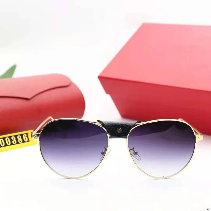 Gafas de sol de diseñador de mujeres negras gafas de sol retro retro para hombres vintage de cuero clásico lentes solas de sol de lujo