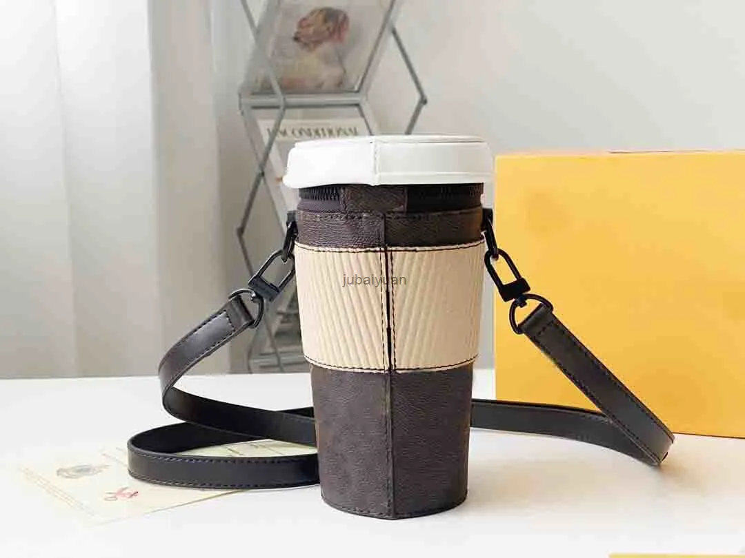 Bolso de marca de lujo personalizado con diseño de moda, bolso de mujer, bandolera de cuero, calidad 5A, bolso para taza de café, bolso para teléfono móvil, presbicia, taza de agua, taza de té con leche