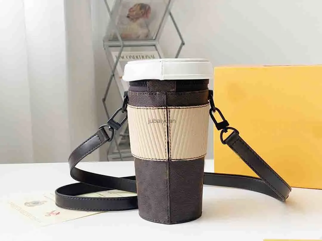 Moda design niestandardowa luksusowa marka torebka damska skórzana crossbody 5A jakość ramionowa kubek do kawy torba na telefon komórkowy Presbyopia Water Cup kubek herbaty herbaty