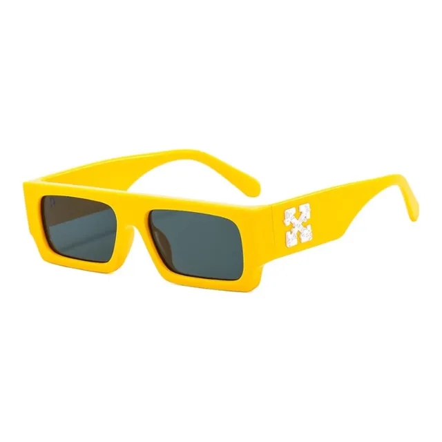 Okulary przeciwsłoneczne Modna prostokąt dla kobiet mężczyzn projektantka okularów przeciwsłonecznych Hiphop Uv400 Shades Eyewear Ins192i
