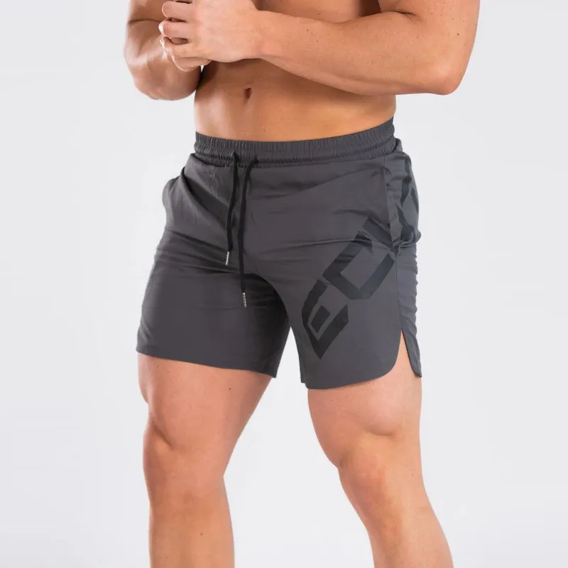 Hommes Shorts Hommes Casual Plage Bodybuilding Fitness Short Sweat Séchage Rapide Grande Lettre Imprimer 220715