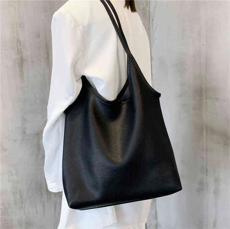 캐주얼 대용량 토트 디자이너 여성 핸드백 및 지갑 럭셔리 PU 가죽 여성 어깨 가방 레이스 가방 큰 커피 G220531