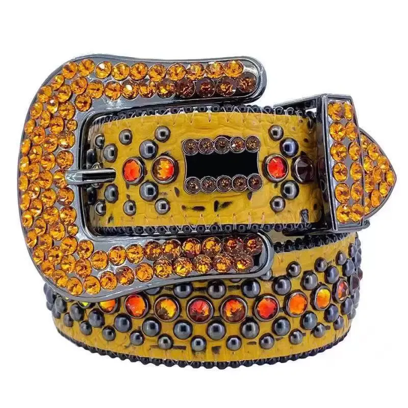 2022 Designer Bb Belt Simon Belt for Men and Women sparkly Diamond Belt in Black medium black blue white multi-color with sparkly 1986