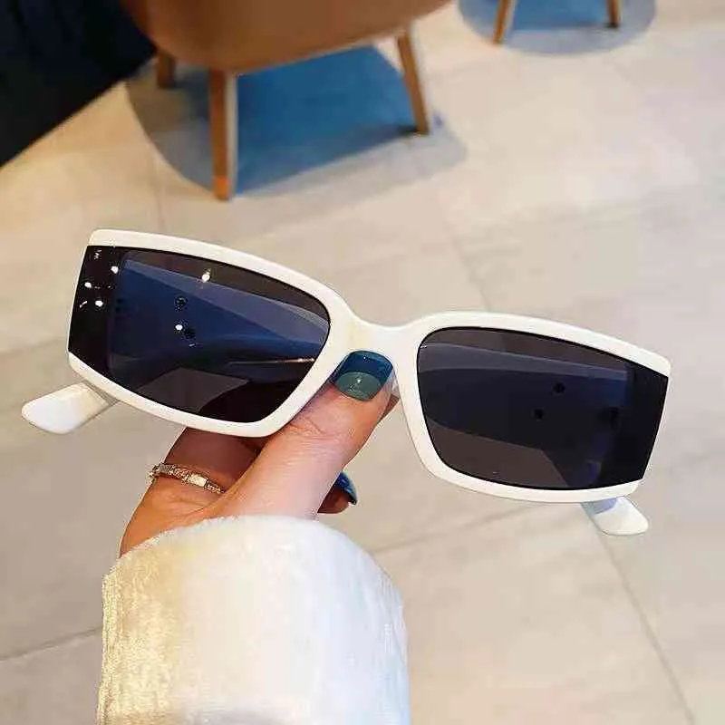 2022 새로운 작은 상자 선글라스 패션 트렌디 오목한 모양 거리 선글라스