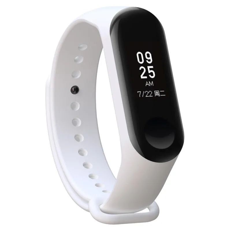 Pulseira de silicone smart esportes pulseira para xiaomi mi banda 3/4 pulseira pode substituir a prova d'água