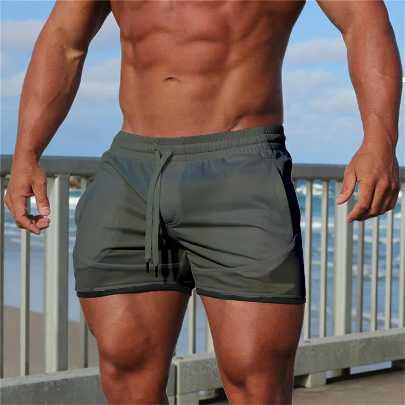 Shorts de fitness de verão Moda de ginástica rápida respirável Shorts de bodybuilding shorts shorts slim shorts camuflagem 220629
