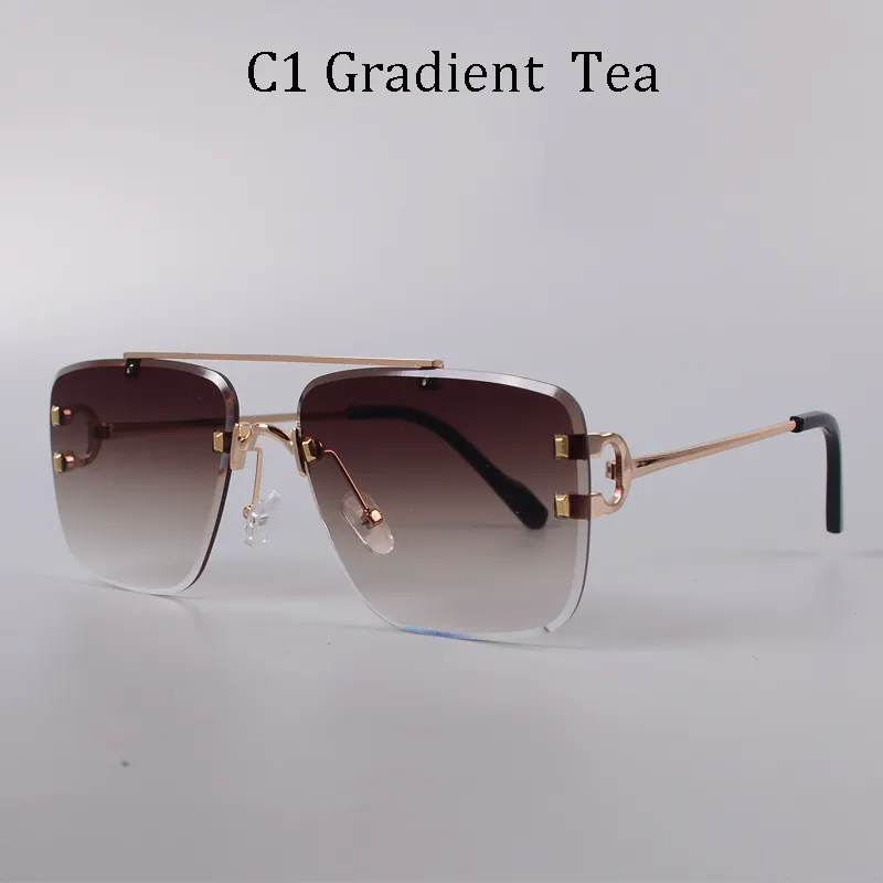 Carter Wire C Designer lunettes de soleil coupe diamant hommes lunettes de soleil tons pour femmes marque de luxe Vintage lunettes de soleil soleil 220317242r