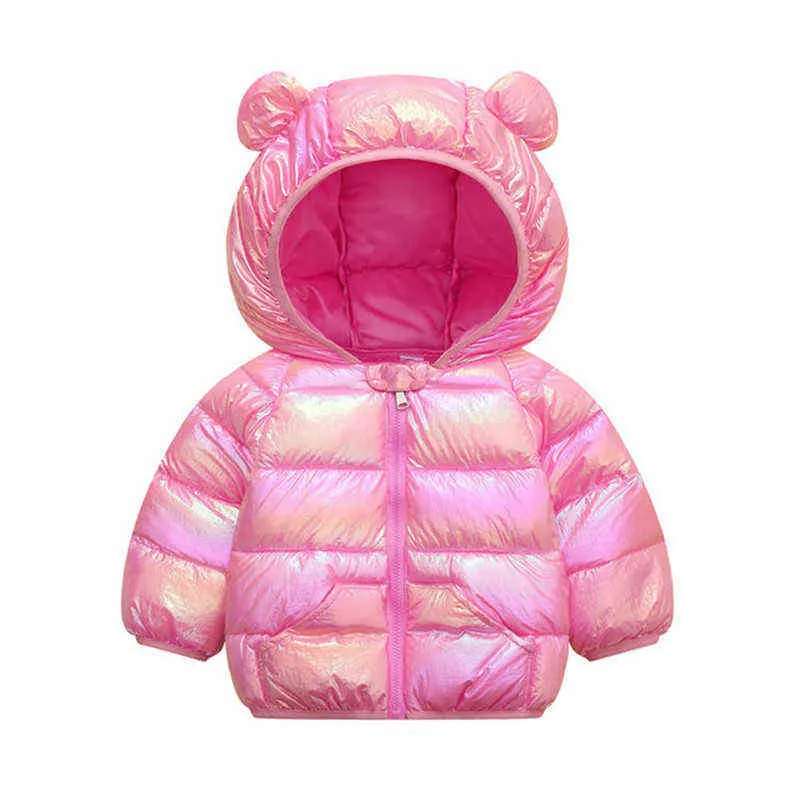 1 2 3 4 5 Jahre Baby Mädchen Jacke Nette Bunte Herbst Winter Warme Pullover Jacke Für Mädchen Kleinkind Halten warme Kinder Oberbekleidung J220718