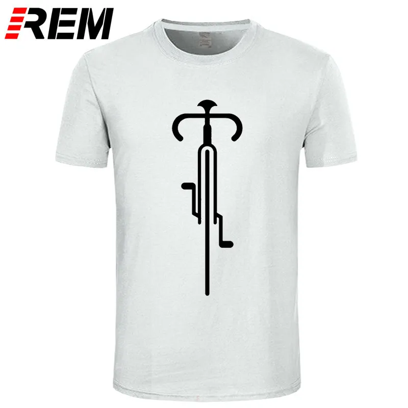 Rem Tee 자전거 라인 자전거 참신한 창조적 남성 남성 T 셔츠 짧은 슬리브 O 목면 캐주얼 티셔츠 탑 Tee 220712
