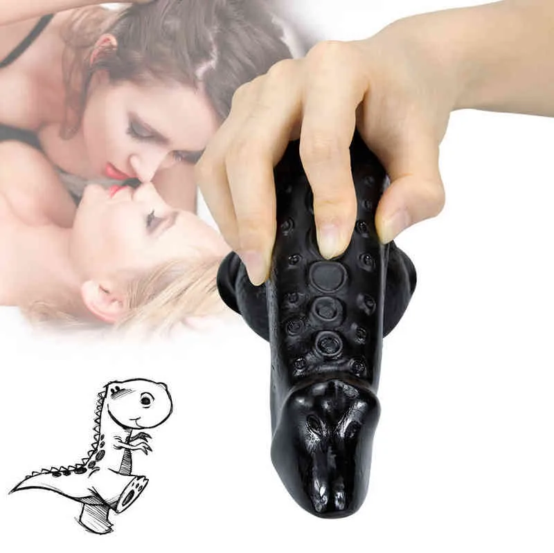 Nxy dildos dongs stor imitation verklig och falska penis kvinnors pistolmaskin onani enhet mjuk smak anal expansion plug vuxen sexprodukter leksak 220518