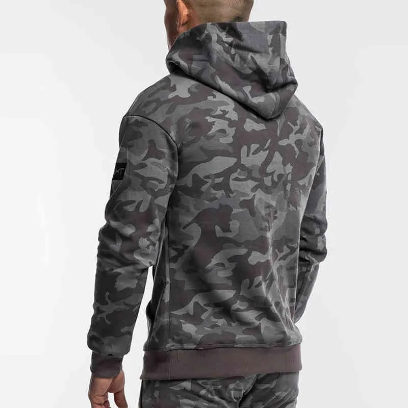 Camouflage pantalons de survêtement Joggers pantalons maigres hommes pantalons décontractés mâle Fitness entraînement coton pantalon de survêtement automne hiver vêtements de sport G220713