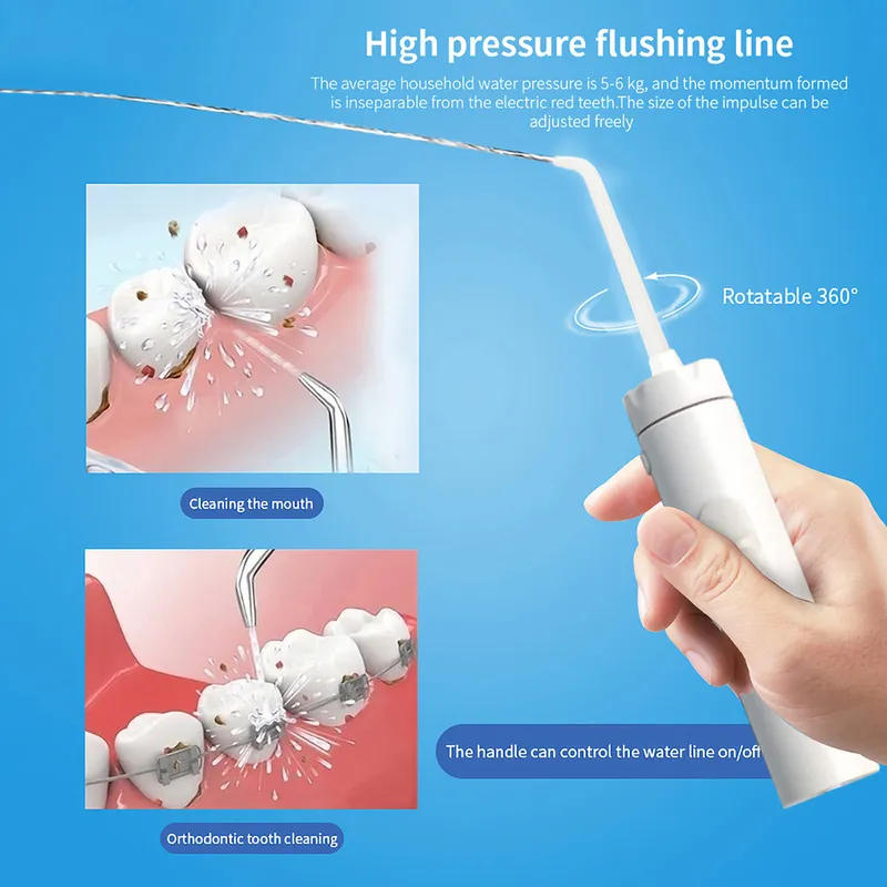 Tackore kran flosseri oral irrigator floss spa flossvatten jet plocka vatten tandläkning muntlig bevattning 220727