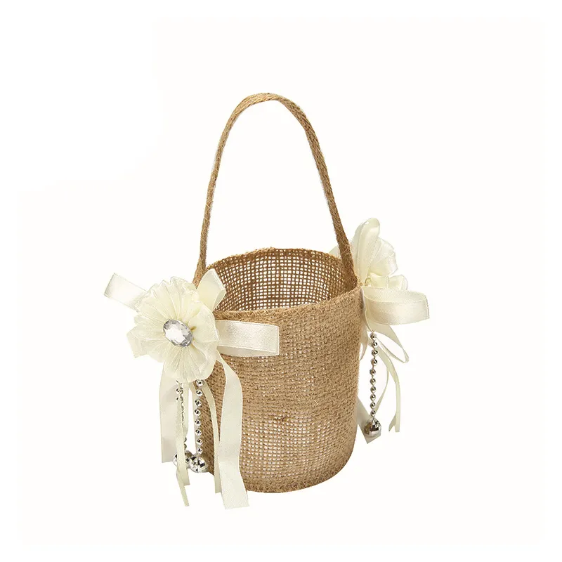 Hochzeits-Spitzen-Jute-Sackleinen-Süßigkeitstüten im Vintage-Stil, rustikale Hochzeitsgeschenke, Tischdekoration, Geburtstagsparty, Gastgeschenke, Babyparty-Zubehör