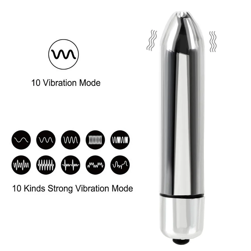 Weibliche Masturbation Edelstahl Anal Plug Bullet Vibratoren Prostata-Massagegerät Hintern sexy Spielzeug für Männer