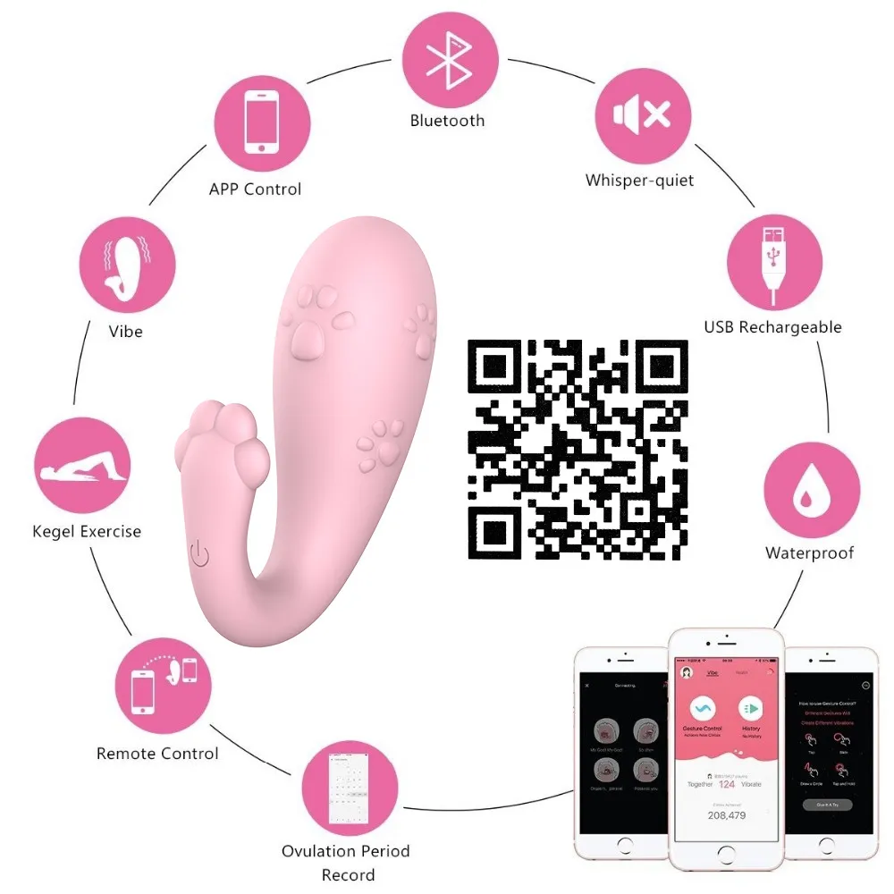 Draadloze afstandsbediening APP Bluetooth 8 Frequentie Monster Vibrator Volwassen spel Siliconen G-spot Massage sexy speelgoed voor vrouwen