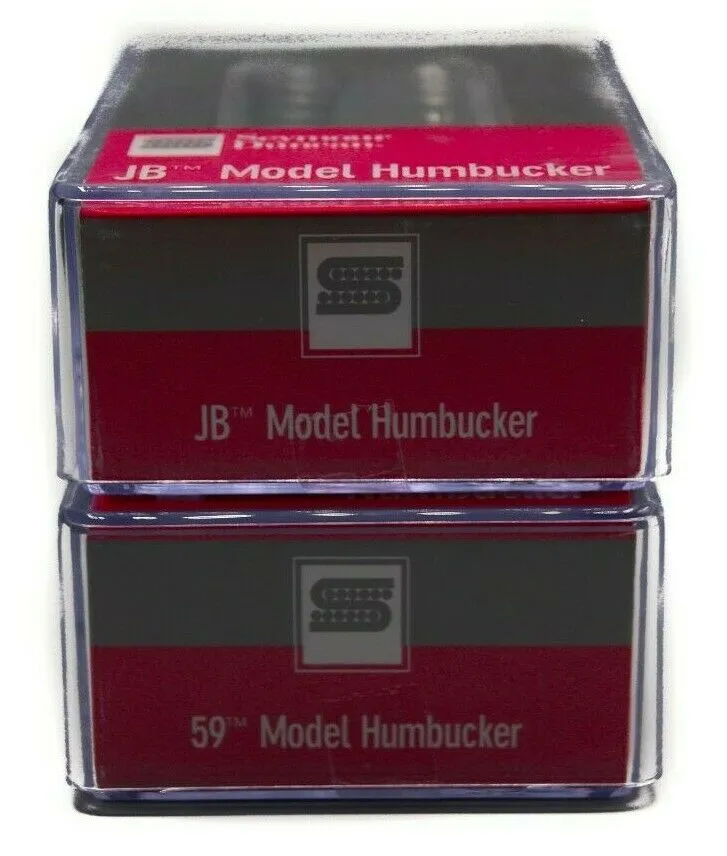 Seymour Duncan Humbucker Set JB Sh4 59 Sh1n Guitar Pickups Black New7147633