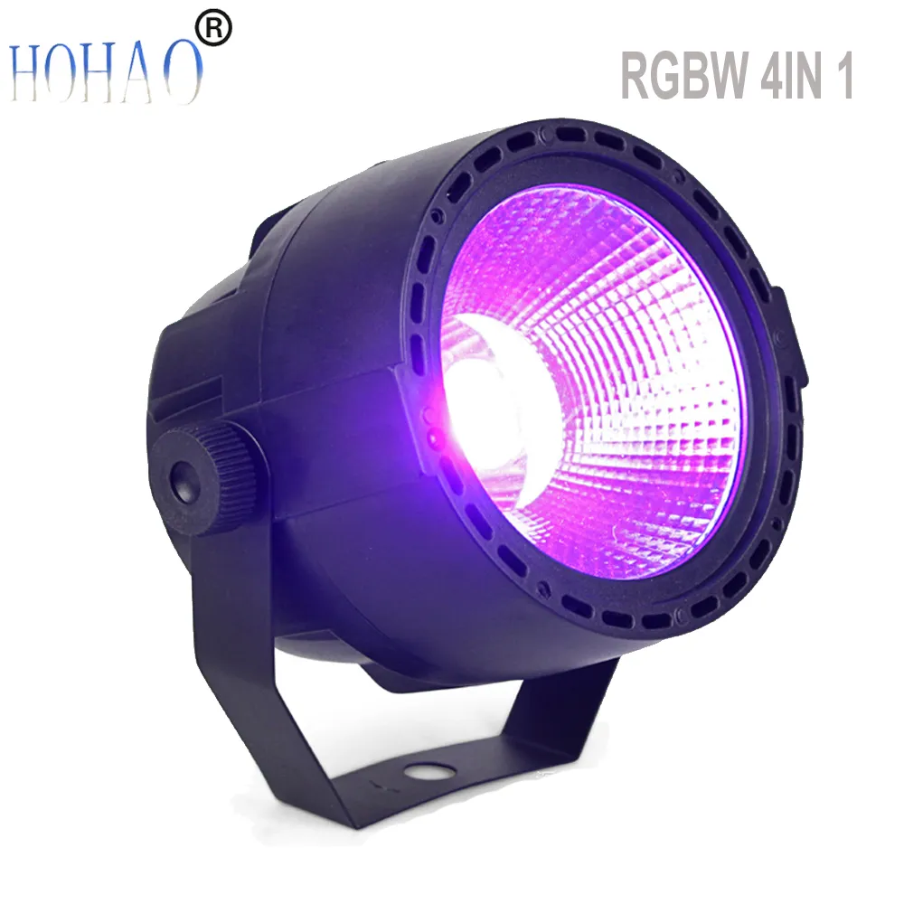 مبيعات أنبوب واحد 30W LED البوليفيين الجمهور ضوء المرحلة السطح الفيديو RGBW التحكم عن بعد DMX 512 البلاستيك par dyeing مصباح